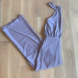 Lulu’s Lavender Halter Jumpsuit